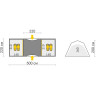 Палатка TALBERG BASE 4 SAHARA серый TLT-025S SERYII