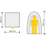 Палатка TALBERG PRIVAT ZONE, зелёный 4603735103099